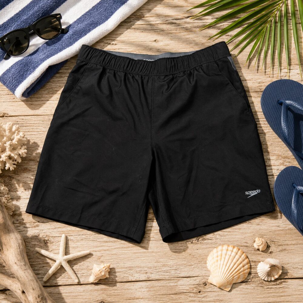 Speedo Swim Shorts Mens Medium Water Repellent Comfort Stretch (444)